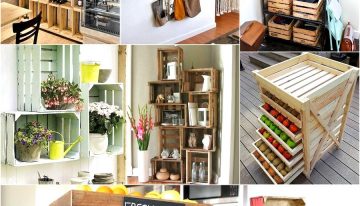 DIY Ideas for Wood Pallet Fruit Crates Recycling