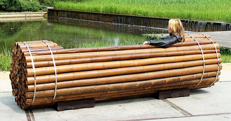 Bamboo Garden Seating Idea Diy Motive