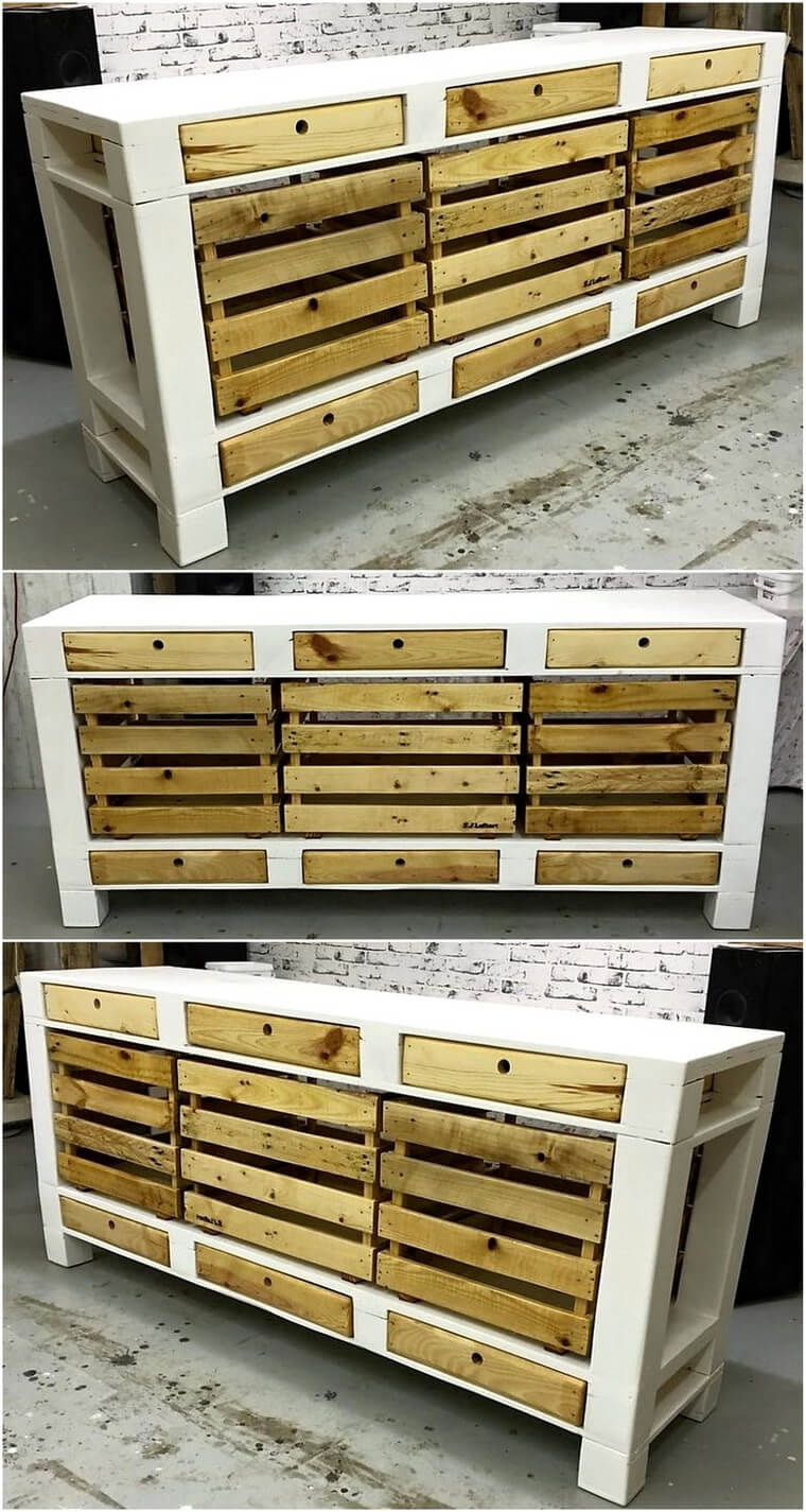 wooden pallet tv stand