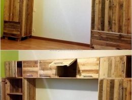 55 Repurposed Wood Pallet Closet DIY Ideas