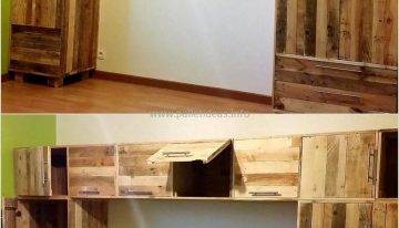 55 Repurposed Wood Pallet Closet DIY Ideas