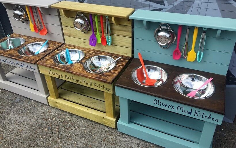 mud kitchens for children