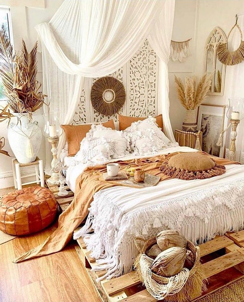 60 Unique And Elegant Bohemian Home Decor Ideas - Inspirationalz