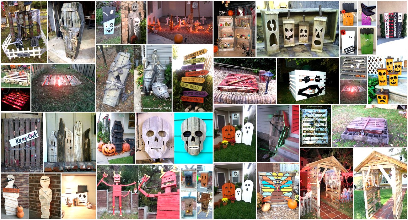 Wood Pallet Halloween Decoration Ideas (31)