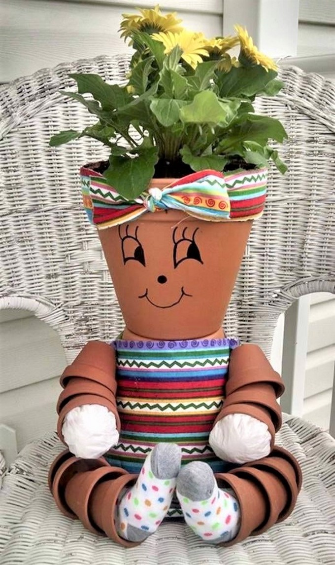 clay pots decoration and crafts (23)