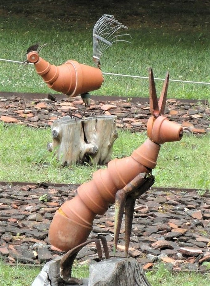 clay pots decoration and crafts (24)