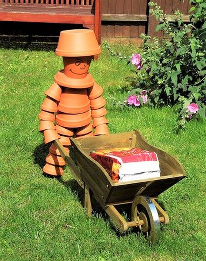 clay pots decoration and crafts (26)