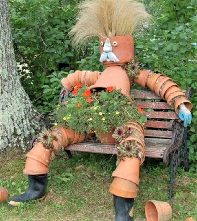 clay pots decoration and crafts (40)