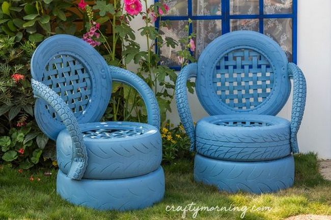 used tires made furniture ideas (14)