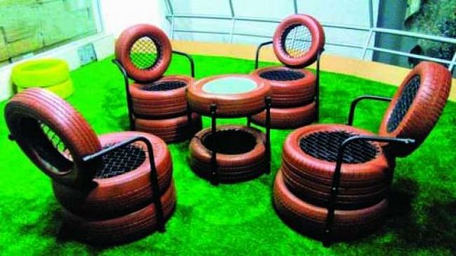 used tires made furniture ideas (18)