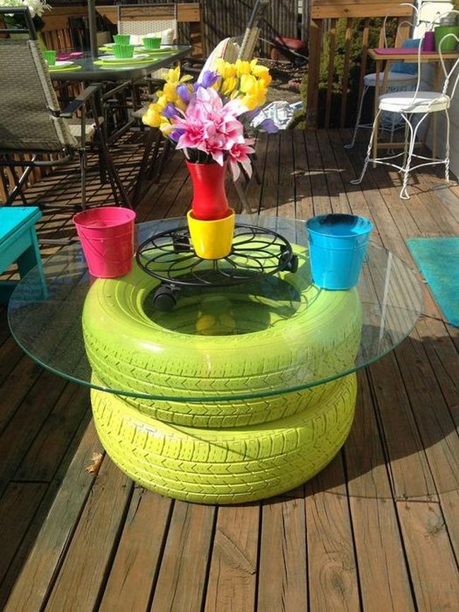 used tires made furniture ideas (22)