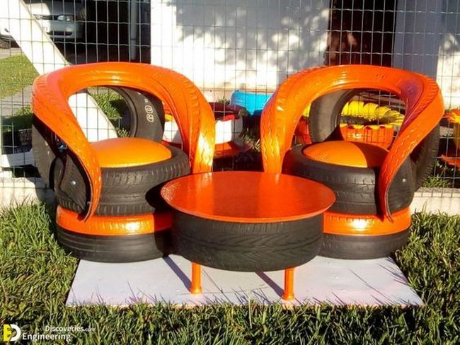 used tires made furniture ideas (25)