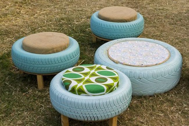 used tires made furniture ideas (30)