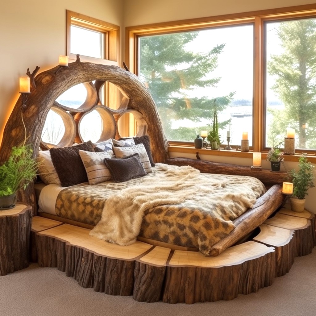 wood log bed (5)