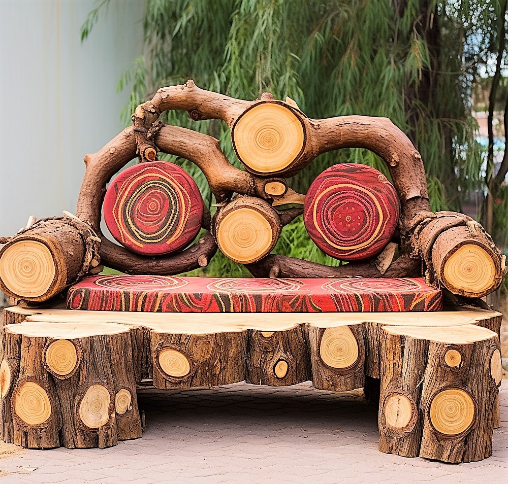 wood log furniture (2)