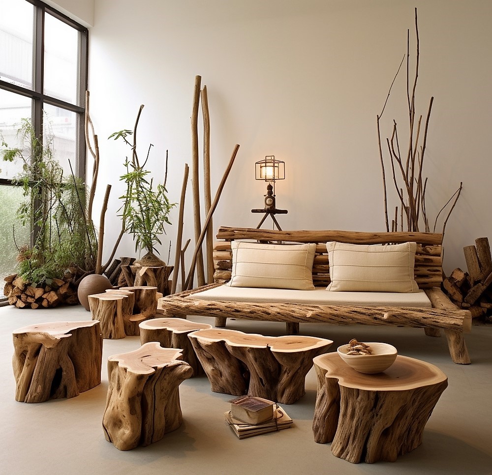 wood log furniture (9)
